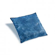 Einmal Kissen Bezug aus PP-Vlies, blau, Maße: 42 x 42 cm.