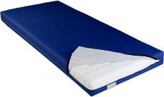 Matratzenschonbezüge 90x210 cm / blaues PE mit Gummizug