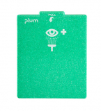 Plum Augensplstation 4650 mit 2 Fl. 500 ml, in staubdichter Wandbox