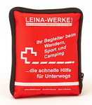 LEINA - Verbandtasche Reise-Set, rote Nylontasche