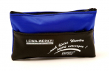 LEINA - Mini-Verbandtasche, schwarz-blau Nylontasche