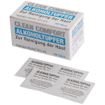 Alkoholtupfer, einzeln verpackt, 70% Isopropyl-Alkohol